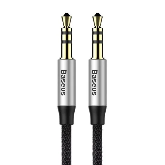 Baseus Yiven Audio Cable（Male to male）M30 1.5m Silver-Black